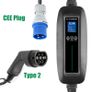 EV Charger Type 2 Switchable 8/16/24/32A 1 Phase Portable EV Charging Box Cable IEC 62196-2 for EVSE Electric Vehicle for Audi Image 4