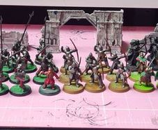 Warhammer Lord of The Rings models.