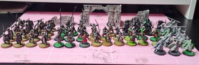 Warhammer Lord of The Rings models.