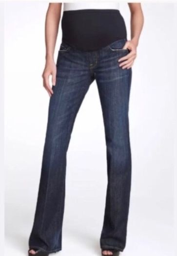 Citizen of Humanity A Pea in a Pod maternity bootcut denim jeans w/ belly panel