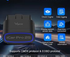 Vgate iCar Pro 2S BLE Bluetooth Wake-on-up with Bluetooth 5.3 Support for electric vehicles