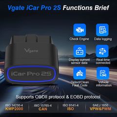 Vgate iCar Pro 2S BLE Bluetooth Wake-on-up with Bluetooth 5.3 Support for electric vehicles