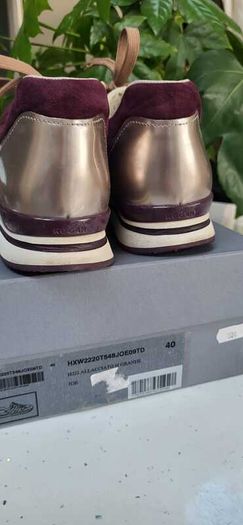 HOGAN leather trainers Sz 40 (Fit 7UK) - Rrp 320 (New)