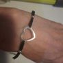 sterling silver heart bracelet Image 2