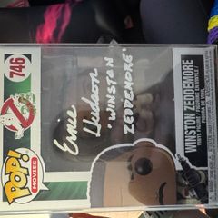 Funko pop ghost busters signed