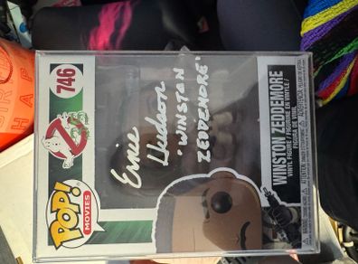 Funko pop ghost busters signed