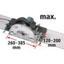 wolfcraft Guide Rail for Circular Saw FKS 115 6910000 Image 9