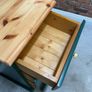Refurbished Solid Wood Bedside Locker Inisbofin Green Image 5