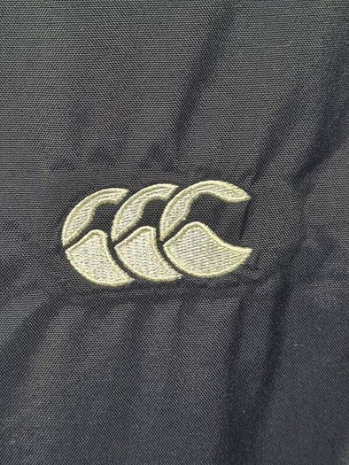 Mens Canterbury Of New Zealand Jacket Bench Coat Padded Size Xl Extra Large Navy All Blacks