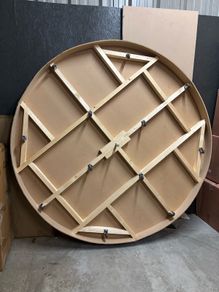 Large turntable floor