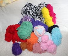 Various Soft Fluffy Yarn Bundle For Sale