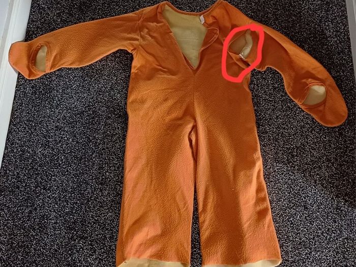 Halloween Gingerbread Outfit Costume(4-5yrs)