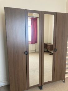 Pair compact wardrobes