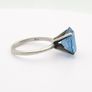 925 Silver & Blue Topaz Ring Image 7