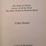Colin Dexter. An Inspector Morse Omnibus.   Vintage  1991.Hardback With Dustjacket In Good Condition. Large Volume Book. 585 Pages. Image 6