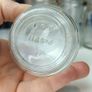 491 - Set of 6 Vintage Clear Glass Screw Top Collectible Decorative Jars Image 6