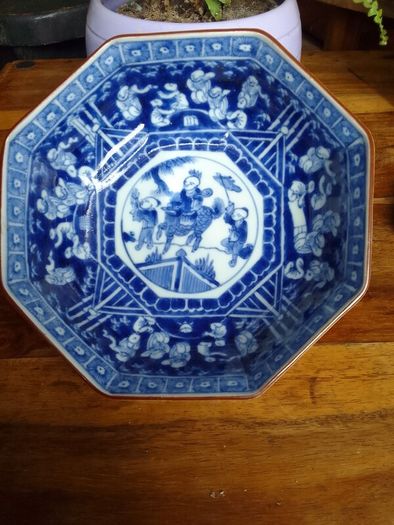 Chinese Octagonal Bowl