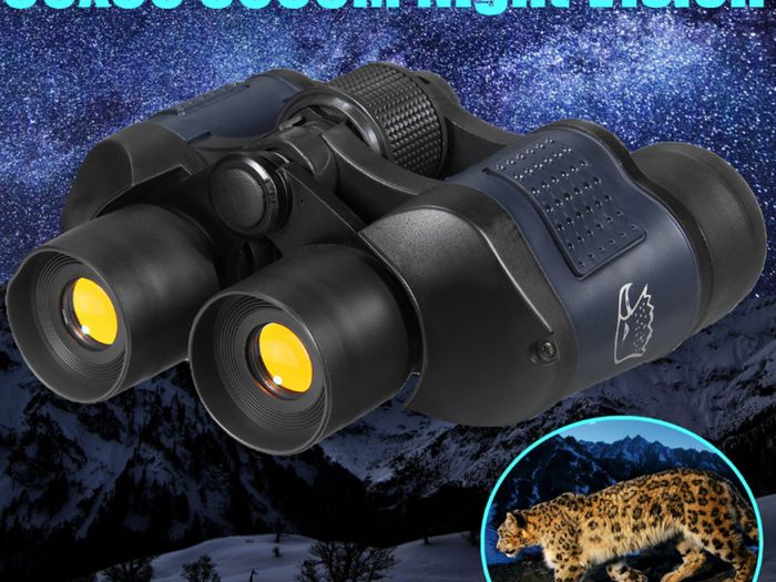 New Telescope 60X60 HD Binoculars High Clarity 10000M High Power For Outdoor Hunting Optical Lll Night Vision binocular Fixed Zoom