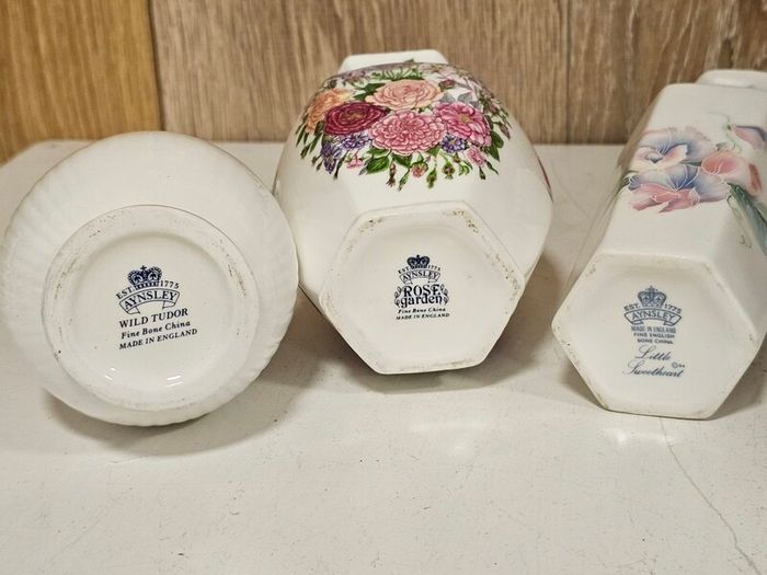 Aynsley Bone China Vases Collection