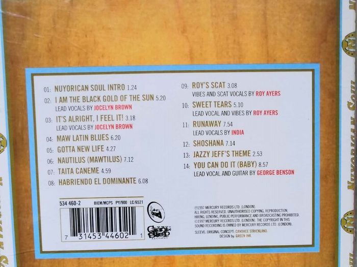 Nuyorican Soul CD (Roy Ayers, George Benson, etc)
