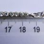Vintage Sterling Silver 925 Round CZ Tennis Bracelet length 8" - 11,3g Image 9