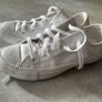 White leather converse Image 2