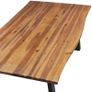 Dining Table Solid Acacia Wood 200x90 cm Image 3