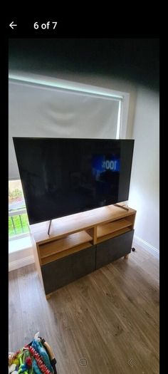 TV Table Excellent condition like new used for 65" and bigger