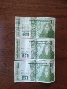 old Irish banknotes