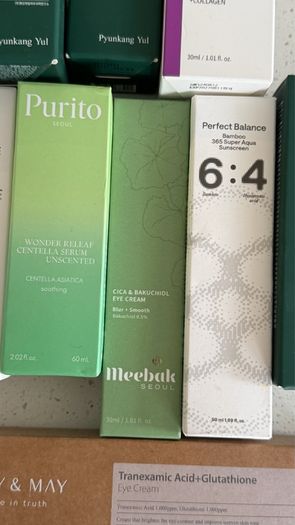 Left over Korean skincare new