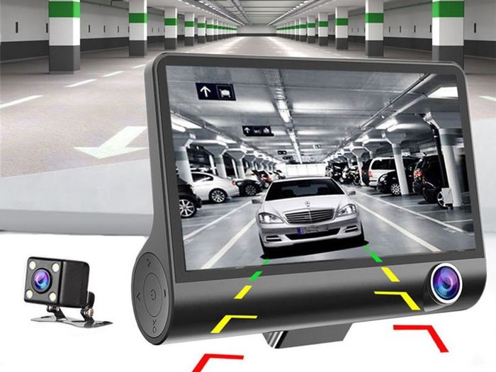 1080P Car DVR 4.3 inch Lens Dash Cam Front and Rear Video Recorder Camera G-sensor