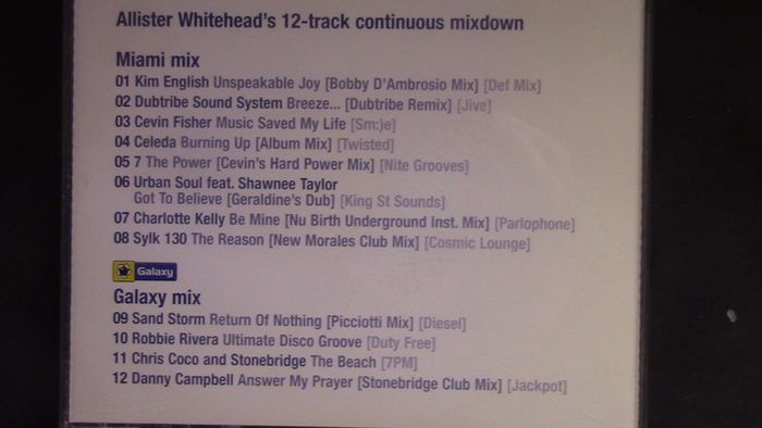 Allister Whitehead - Ministry Presents... Welcome to Miami 003 CD