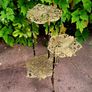 Antique art noveau butterfly brass plant stand Image 2