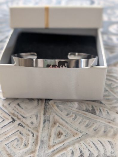 Silver Bracelet Mama Bear