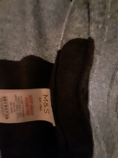 Grey uniform cardigan.Age 8