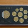 Belgium 24k Gold gilt euro coins set & Rhodium gilt Atomium Brussels medal limited edition Image 7