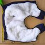 Warm Pet Jacket. Holographic, Faux Fur Lined (XS-S) Water-resistant Image 4