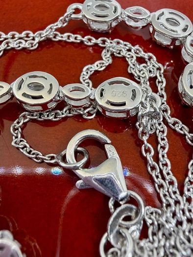 Tanzanite and Natural Zircon Necklace
