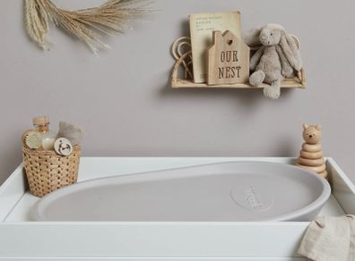 Shnuggle Squishy Changing Mat - Taupe NEW