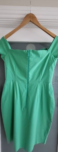 VESPER green bodycon dress Sz 12UK - Bnwt Rrp 70 Euro