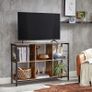 6 Tier Bookcase Open Storage Shelf Office Living Room Bedroom 120 x 33 x 80 cm Image 3