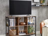 main image for ad _6 Tier Bookcase Open Storage Shelf Office Living Room Bedroom 120 x 33 x 80 cm