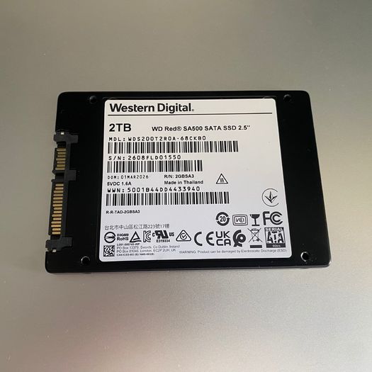 Western Digital Wd Red Sa500 2tb Nas Sata Ssd 2.5 Inch