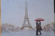Eiffel Romance by (Marco Fabiano) Paris Themed Canvas Picture Print