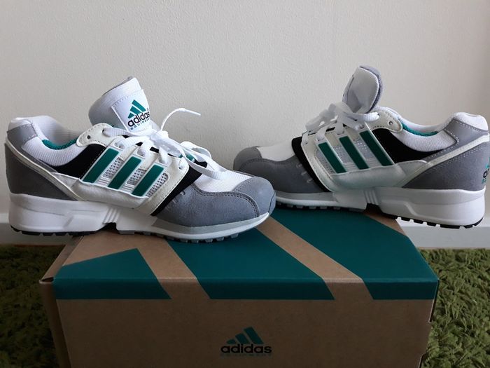 Adidas EQT Cushion 91 Consortium 30th Anniversary UK-7.5/EUR-41.5 G58101 Cloud White/Equipment Green/Core Black-2021