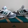 Adidas EQT Cushion 91 Consortium 30th Anniversary UK-7.5/EUR-41.5 G58101 Cloud White/Equipment Green/Core Black-2021 Image 3