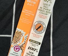 Grande cosmetics brow 2in 1 tinted gel plus brow enhancing serum in AUBURN