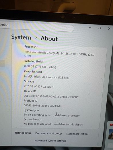 HP Pavilion 14 Laptop Intel Core i5 11th Gen, 8GB RAM, 512GB SSD