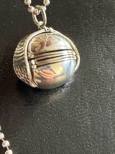 silver necklace