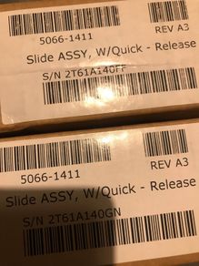 HP Tipping Point 1U Slide Rail Kit Quick Release JC017A